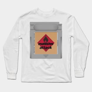 Blue Lines Game Cartridge Long Sleeve T-Shirt